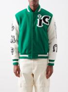 Icecream - Rodeo Felt Varsity Jacket - Mens - Green