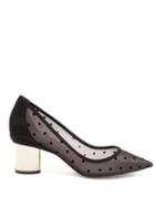 Matchesfashion.com Nicholas Kirkwood - Prism Point-toe Polka-dot Devor Pumps - Womens - Black