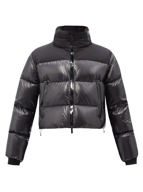 Moncler - Jasione Cropped Padded Down Jacket - Womens - Black