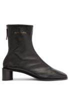 Acne Studios - Bertine Back-zip Stretch-leather Ankle Boots - Womens - Black