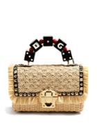 Dolce & Gabbana Lucia Braided-raffia Wicker Basket Bag
