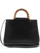 Gucci Nymphea Bamboo-handle Medium Leather Tote