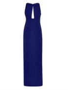 Galvan Split-front Gazar Gown