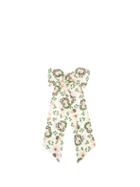 Matchesfashion.com Shrimps - Fortuna Floral-print Silk-twill Hair Bow - Womens - White Multi