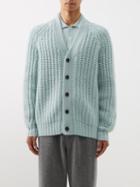 Arch4 - Berlin Rib-knitted Cashmere Cardigan - Mens - Turquoise