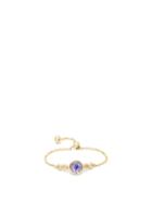 Matchesfashion.com Anissa Kermiche - December Tanzanite, Diamond & Gold Chain Ring - Womens - Purple