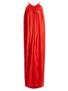 Matchesfashion.com Kalita - Mercury Silk Habotai Maxi Dress - Womens - Red
