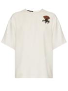 Rochas Short-sleeved Cady Top