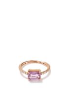 Shay - Diamond, Sapphire & 18kt Rose-gold Solitaire Ring - Womens - Rose Gold