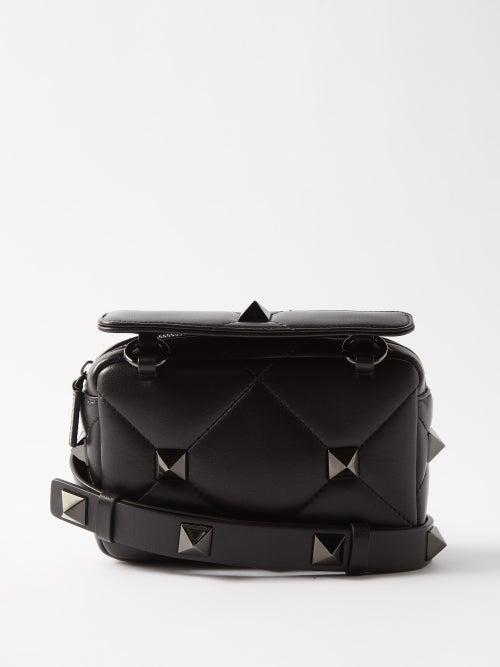 Valentino Garavani - Roman Stud Leather Cross-body Bag - Mens - Black