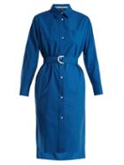 Matchesfashion.com Max Mara Beachwear - Cabras Dress - Womens - Blue
