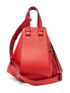 Matchesfashion.com Loewe - Hammock Small Smooth Leather Bag - Womens - Red