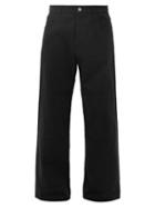 Raf Simons - Wide-leg Cotton-denim Jeans - Mens - Black