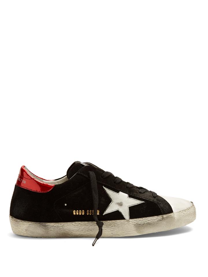 Golden Goose Deluxe Brand Super Star Suede Low-top Trainers