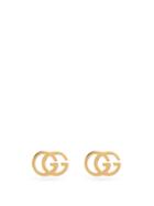 Matchesfashion.com Gucci - Gg-logo 18kt Gold Stud Earrings - Womens - Yellow Gold