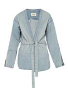 Matchesfashion.com Fear Of God - Denim Kimono Jacket - Mens - Light Blue