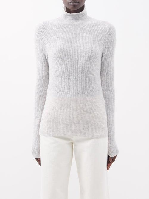 Acne Studios - Kavon Roll-neck Sweater - Womens - Grey