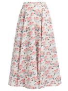 Emilia Wickstead Eleanor Floral-print Midi Skirt