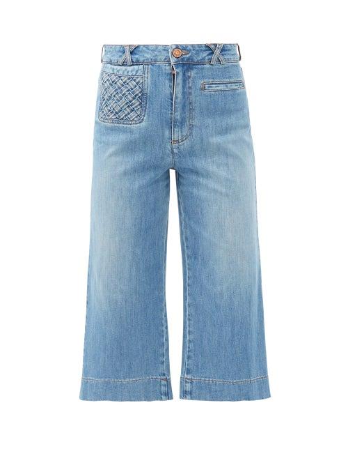 Matchesfashion.com See By Chlo - Denim Culottes - Womens - Denim