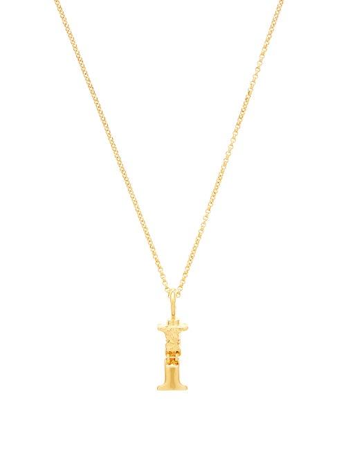 Matchesfashion.com Chlo - I-pendant Necklace - Womens - Gold