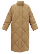 Stand Studio - Anissa Quilted Down Technical Coat - Womens - Camel