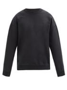 Matchesfashion.com Jeanerica Jeans & Co. - Louis Garment-dyed Cotton-jersey Sweatshirt - Mens - Black