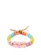 Lauren Rubinski - Joy Bead And Lurex Bracelet - Womens - Multi