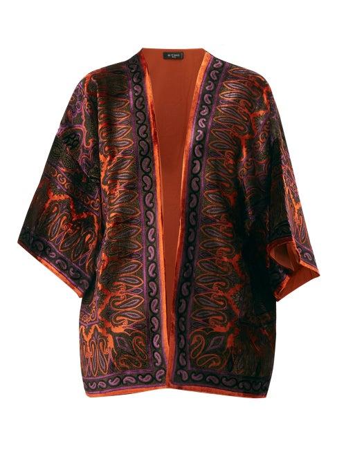 Matchesfashion.com Etro - Paisley Print Devor Cape - Womens - Black