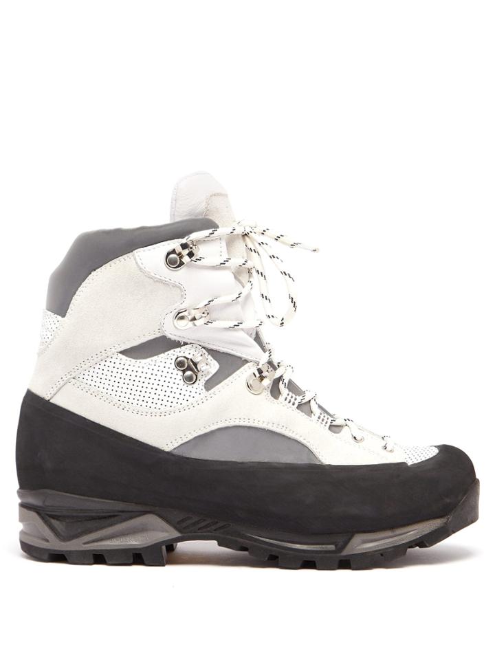 Ganni Sarai Lace-up Leather Boots