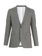 Calvin Klein 205w39nyc Single-breasted Hound's-tooth Wool Jacket