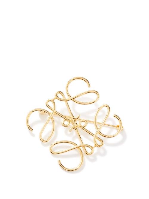 Loewe - Anagram Tie Pin - Mens - Gold