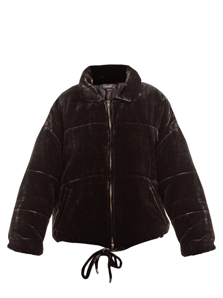 Isabel Marant Telima Quilted-velvet Jacket
