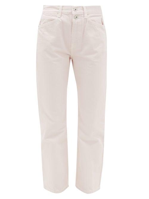 Matchesfashion.com Proenza Schouler White Label - Stovepipe Straight-leg Jeans - Womens - Light Pink