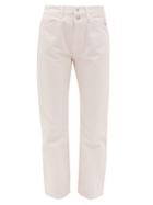 Matchesfashion.com Proenza Schouler White Label - Stovepipe Straight-leg Jeans - Womens - Light Pink