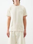 Jacquemus - Logo-print Organic Cotton-jersey T-shirt - Mens - Light Beige
