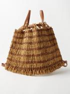 Loewe - X Salone De Mobile Straw Backpack - Womens - Tan