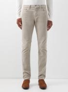 Tom Ford - Cotton-blend Corduroy Slim-leg Trousers - Mens - Beige