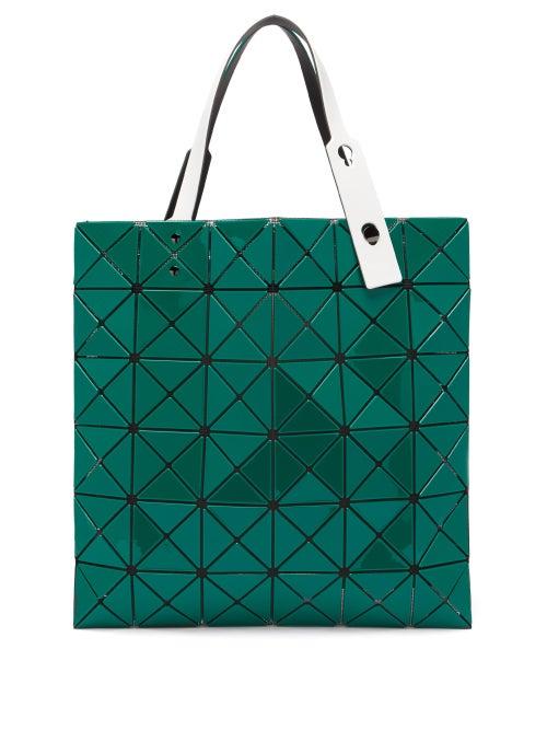 Matchesfashion.com Bao Bao Issey Miyake - Lucent Gloss Bi Colour Tote - Womens - Green