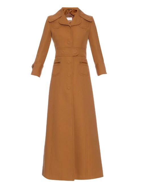 Maison Margiela Virgin-wool Twill Long Coat