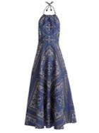 Redvalentino Bandana-print Cotton Halterneck Dress