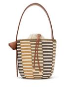 Matchesfashion.com Cesta Collective - Lunchpail Woven Sisal Bucket Bag - Womens - Brown Multi