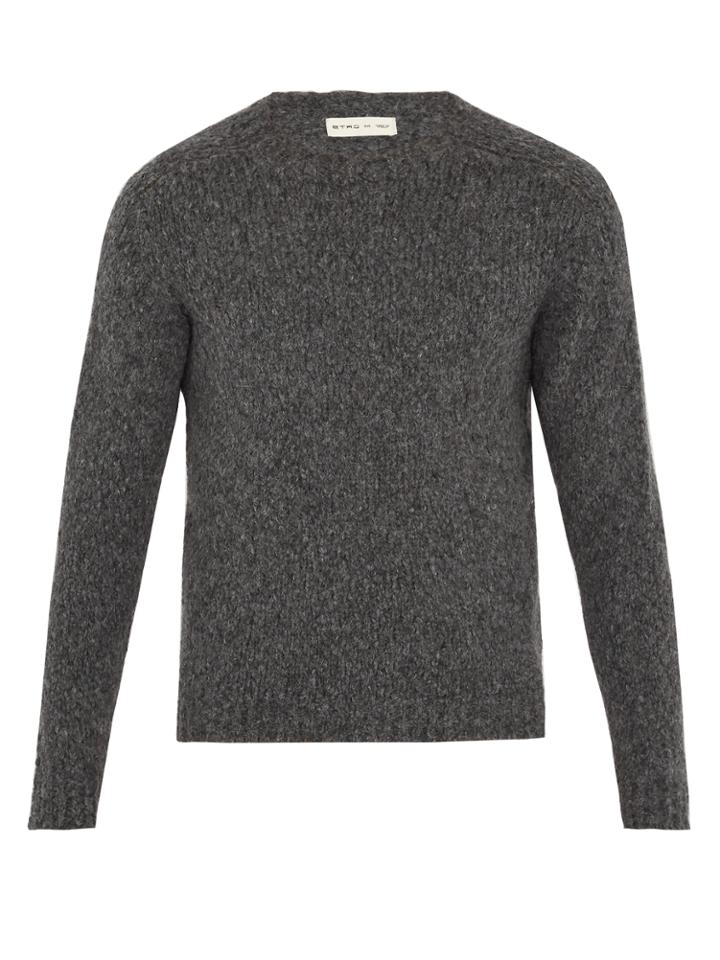 Etro Crew-neck Alpaca-blend Sweater