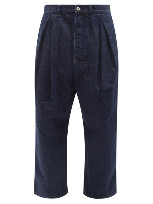 Loewe - Low-drop Relaxed-leg Jeans - Mens - Blue