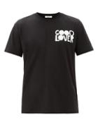 Matchesfashion.com Valentino Garavani - Good Lover-print Cotton-jersey T-shirt - Mens - Black