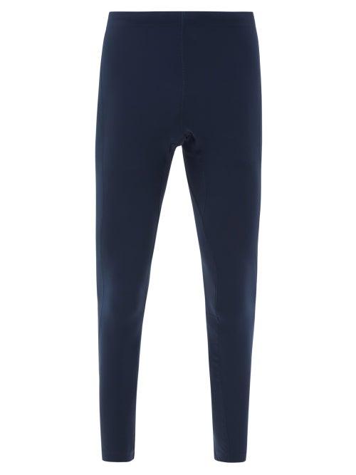 Iffley Road - Windsor Ii Stretch-jersey Leggings - Mens - Navy