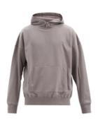Matchesfashion.com A-cold-wall* - Dissection Cotton-blend Hooded Sweatshirt - Mens - Grey