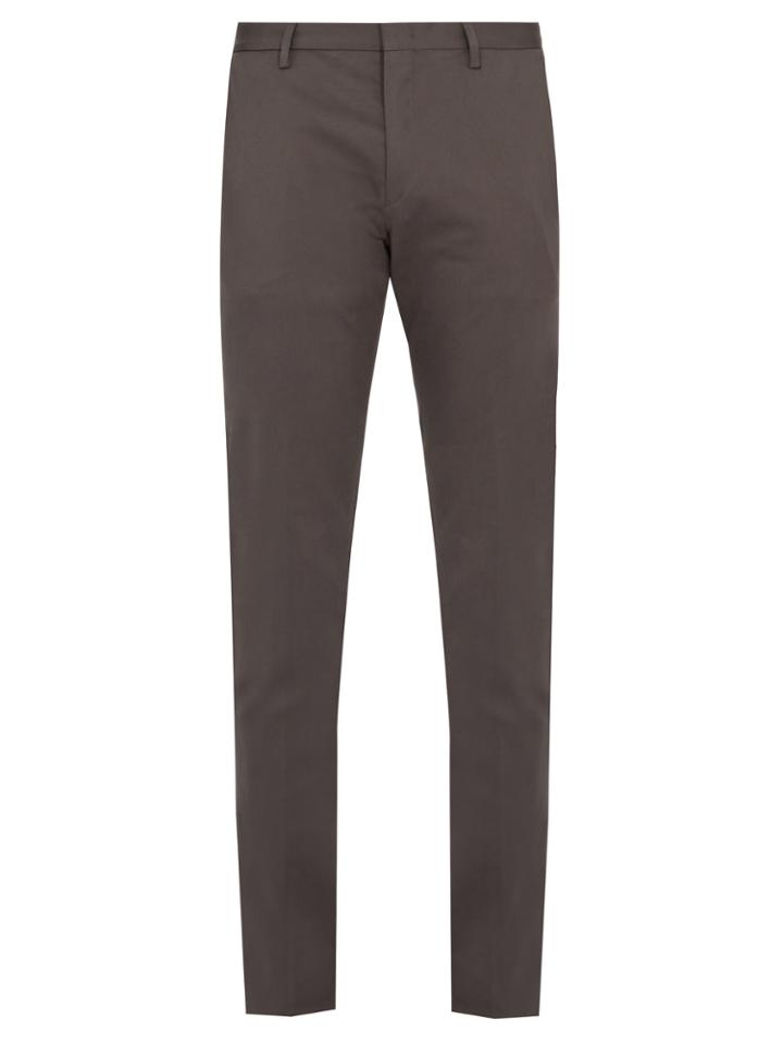 Paul Smith Slim-leg Cotton-twill Trousers