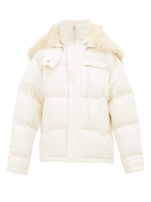 Matchesfashion.com Jil Sander - Arctic Quilted Down Hooded Jacket - Womens - Light Beige