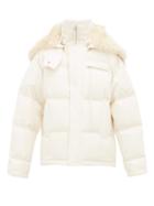 Matchesfashion.com Jil Sander - Arctic Quilted Down Hooded Jacket - Womens - Light Beige