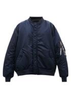 Ladies Rtw Vetements - Reversible Oversized Padded Bomber Jacket - Womens - Navy